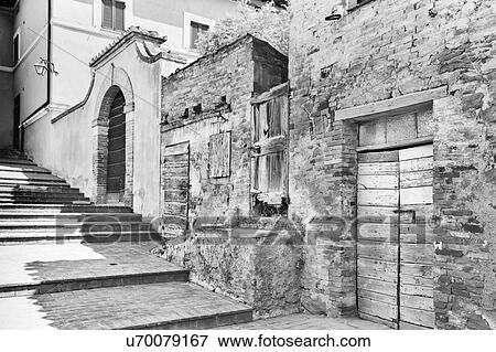 Medieval street of tiny Umbrian borgo Italy View Large Photo Image Stock Photo - Medieval street of tiny Umbrian borgo Italy. Fotosearch