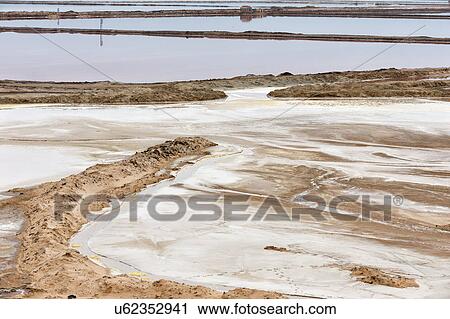 Salt pans in the Namib desert View Large Photo Image Stock Image - Salt pans in the Namib desert. Fotosearch