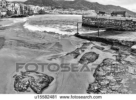Stock Image - Sicily in springtime: Easter Culture, beaches, snow covered mountains, central landscapes, architecture shaped by the centuries, Italy. Fotosearch
