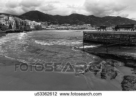 Stock Image - Sicily in springtime: Easter Culture, beaches, snow covered mountains, central landscapes, architecture shaped by the centuries, Italy. Fotosearch