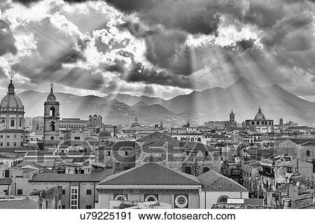 Stock Image - Sicily in springtime: Easter Culture, beaches, snow covered mountains, central landscapes, architecture shaped by the centuries, Italy. Fotosearch