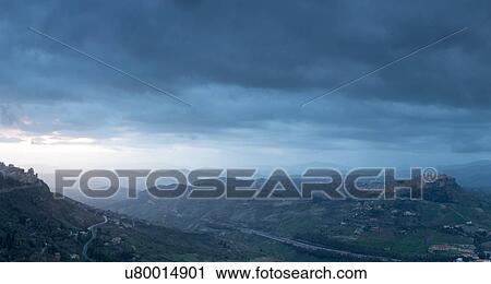 Stock Image - Sicily in springtime: Easter Culture, beaches, snow covered mountains, central landscapes, architecture shaped by the centuries, Italy. Fotosearch