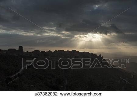 Stock Image - Sicily in springtime: Easter Culture, beaches, snow covered mountains, central landscapes, architecture shaped by the centuries, Italy. Fotosearch