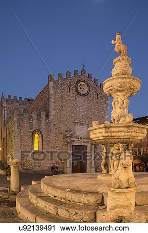 Stock Image - Sicily in springtime: Easter Culture, beaches, snow covered mountains, central landscapes, architecture shaped by the centuries, Italy. Fotosearch