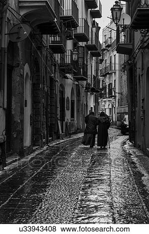 Stock Photo - Sicily in springtime: Easter Culture, beaches, snow covered mountains, central landscapes, architecture shaped by the centuries, Italy. Fotosearch