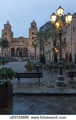 Stock Photo - Sicily in springtime: Easter Culture, beaches, snow covered mountains, central landscapes, architecture shaped by the centuries, Italy. Fotosearch