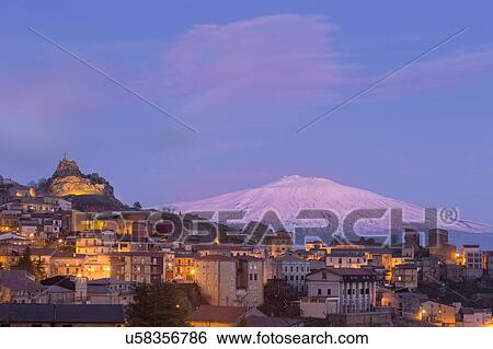 Stock Photograph - Sicily in springtime: Easter Culture, beaches, snow covered mountains, central landscapes, architecture shaped by the centuries, Italy. Fotosearch
