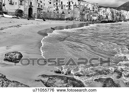 Stock Photograph - Sicily in springtime: Easter Culture, beaches, snow covered mountains, central landscapes, architecture shaped by the centuries, Italy. Fotosearch