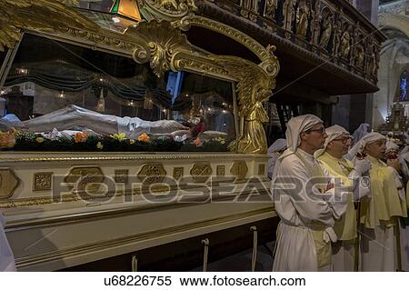 Stock Photography - Sicily in springtime: Easter Culture, beaches, snow covered mountains, central landscapes, architecture shaped by the centuries, Italy. Fotosearch