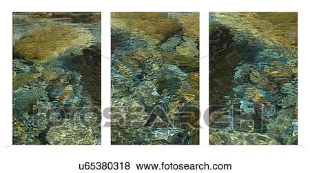 Stock Photo - Slate, stream, and sunlight. Fotosearch