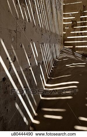 Stock Image - Slats and shadows. Fotosearch
