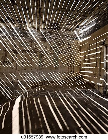 Slats and shadows View Large Photo Image Stock Photo - Slats and shadows. Fotosearch