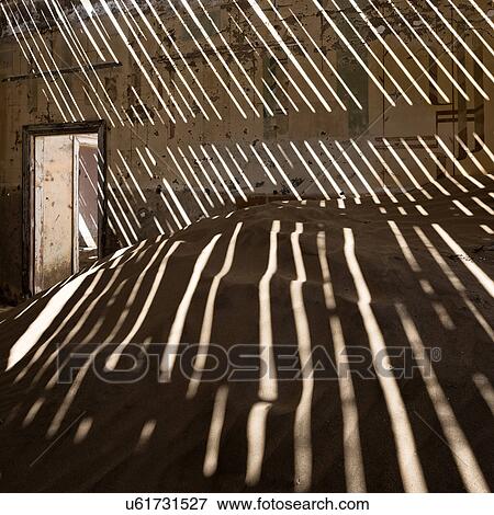 Stock Photo - Slats and shadows. Fotosearch