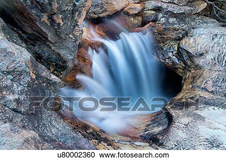 Stock Image - Where the water falls. Fotosearch