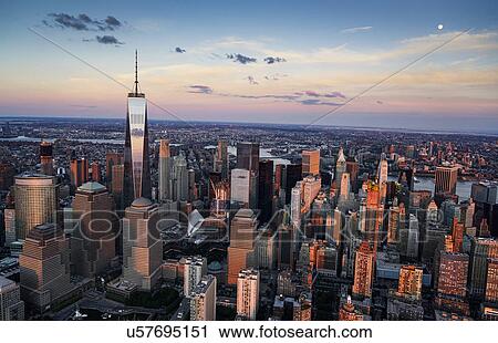 Aerial view of downtown district View Large Photo Image Stock Image - Aerial view of downtown district. Fotosearch
