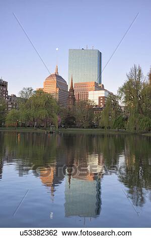 Buildings in Copley Square in Boston Public Garden pond View Large Photo Image Stock Image - Buildings in Copley Square in Boston Public Garden pond. Fotosearch