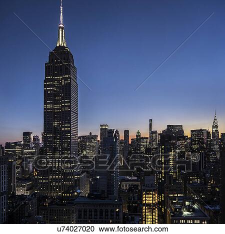 Cityscape at dusk View Large Photo Image Stock Image - Cityscape at dusk. Fotosearch