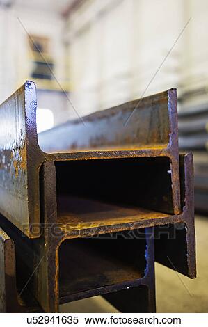 Stock Photography - Close-up of metal girders. Fotosearch