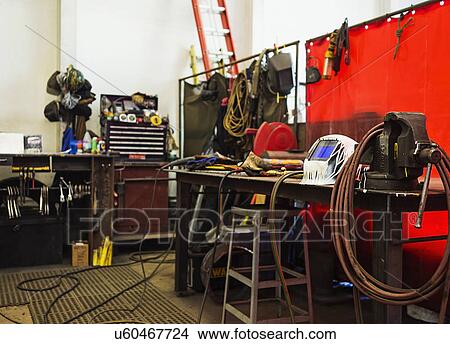 Equipment in workshop View Large Photo Image Picture - Equipment in workshop. Fotosearch