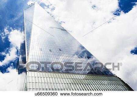 Low angle view of One World Trade Center against sky View Large Photo Image Stock Image - Low angle view of One World Trade Center against sky. Fotosearch