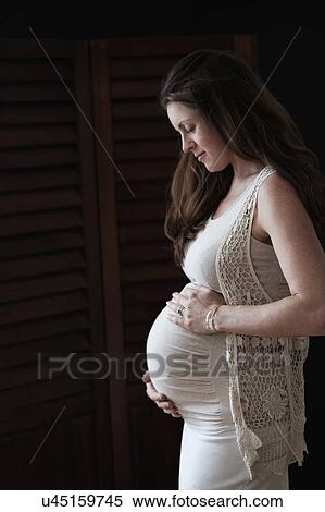 Portrait of pregnant woman View Large Photo Image Stock Photography - Portrait of pregnant woman. Fotosearch