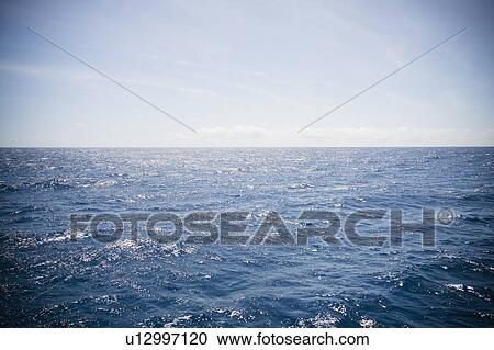 Stock Image - Seascape in blue. Fotosearch