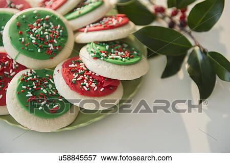 Studio shot of Christmas cookies View Large Photo Image Stock Photo - Studio shot of Christmas cookies. Fotosearch