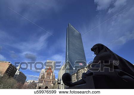 Stock Photo - View of Copley Square . Fotosearch