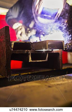 Welder working View Large Photo Image Stock Image - Welder working. Fotosearch