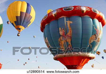 albq balloon fiesta carousel hot-air hot air View Large Photo Image Picture - albq balloon fiesta carousel hot-air hot air. Fotosearch