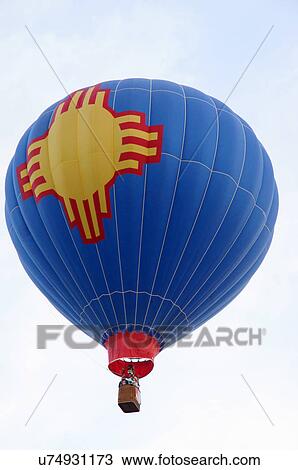 Stock Image -  albq balloon fiesta new mexico state emblem hot. Fotosearch
