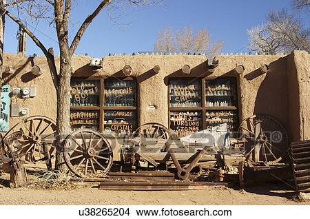 antique adobe store los cerrillos new mexico nm View Large Photo Image Picture - antique adobe store los cerrillos new mexico nm. Fotosearch