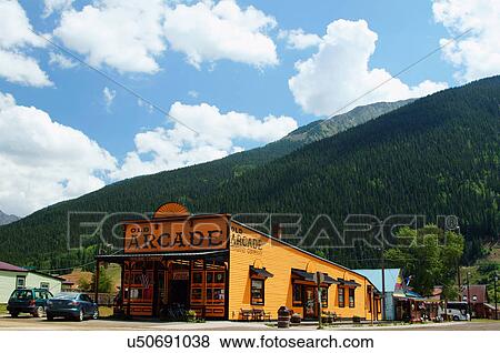 Stock Photo -  arcade store old town silverton colorado co. Fotosearch