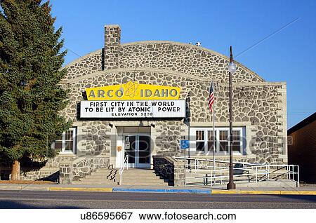 arco idaho id first city in world to be lit View Large Photo Image Stock Photo - arco idaho id first city in world to be lit. Fotosearch