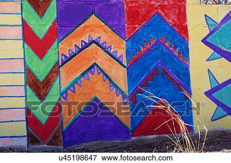 art mural graphic alto walking park santa fe new View Large Photo Image Stock Photo - art mural graphic alto walking park santa fe new. Fotosearch