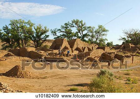aztec ruins national monument park new mexico nm View Large Photo Image Stock Photo - aztec ruins national monument park new mexico nm. Fotosearch