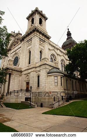 Stock Photo -  basilica saint st. st mary minnesota mn roman. Fotosearch