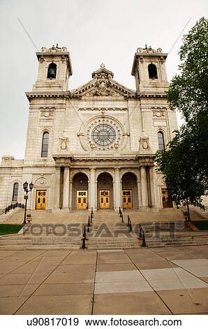 Stock Photo -  basilica saint st. st mary minnesota mn roman. Fotosearch