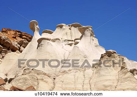 Picture -  bisti de-na-zin wilderness national area south. Fotosearch