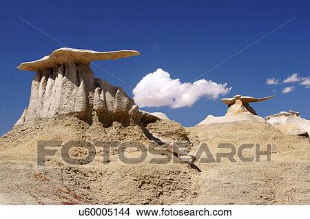 Picture -  bisti de-na-zin wilderness national area south. Fotosearch