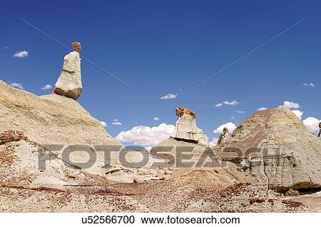 Stock Image -  bisti de-na-zin wilderness national area south. Fotosearch