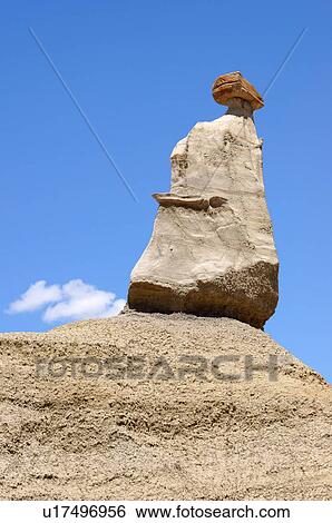 Stock Photograph -  bisti de-na-zin wilderness national area south. Fotosearch