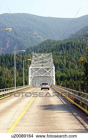 bridge of the gods washington wa steel truss View Large Photo Image Picture - bridge of the gods washington wa steel truss. Fotosearch