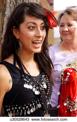Stock Image -  brunette greek teen teenager girl portrait high. Fotosearch