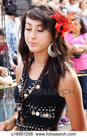 Stock Photograph -  brunette greek teen teenager girl portrait high. Fotosearch