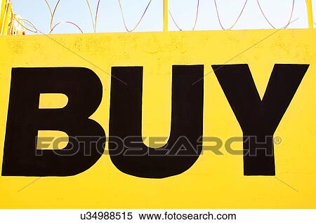 Stock Photography -  business design gold buy sign ad commercial. Fotosearch