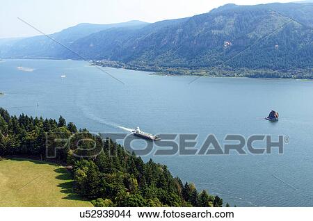Picture -  cape horn highway 14 hiway washington wa ship. Fotosearch