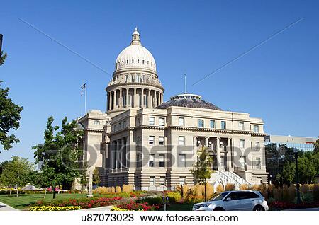 capitol building boise idaho id state lewiston View Large Photo Image Stock Image - capitol building boise idaho id state lewiston. Fotosearch