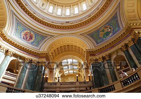 Picture -  capitol building interior madison wisconsin wi. Fotosearch