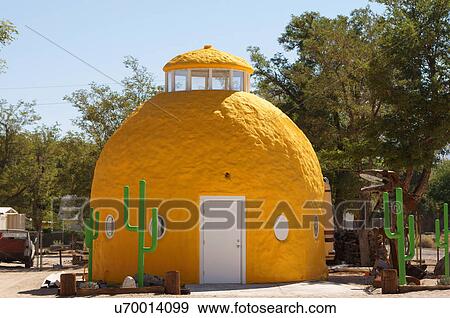 Stock Photo -  cartago california yellow pinneapple hotel ca. Fotosearch